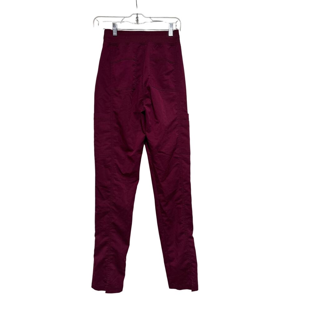 Dickies Tall XS Burgundy Drawstring Cargo Pants - Picture 7 of 8